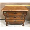 Image 1 : 3 DRAWER NIGHT TABLE - ANTIQUE OAK LOOK