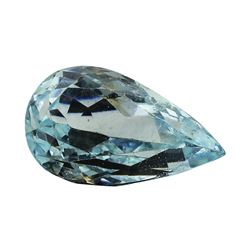 5.98 ct.Natural Pear Cut Aquamarine