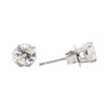 Image 2 : 1.01 ctw Diamond Earrings - 14KT White Gold