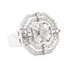 Image 1 : 1.70 ctw Diamond Ring - 14KT White Gold