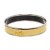 Image 6 : Hermes Yellow Narrow Caleche Bangle Bracelet