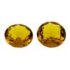 Image 1 : 9.64 ctw.Natural Round Cut Citrine Quartz Parcel of Two