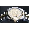 Image 4 : Rolex Ladies 2 Tone 14K Champagne Roman Fluted Datejust Wristwatch