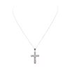 Image 2 : 1.32 ctw Diamond Pendant And Chain - 14KT White Gold