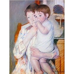 Mary Cassatt - Baby On The Arm Of The Mother