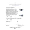 Image 5 : 1.95 ctw Sapphire and Diamond Ring - 18KT White Gold