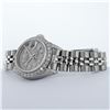 Image 4 : Rolex Ladies Stainless Steel 26MM Slate Grey String Diamond Lugs Datejust Wristw