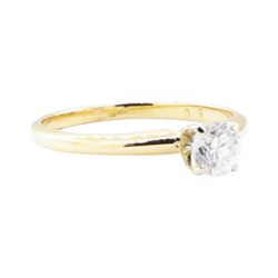 0.45 ctw Diamond Solitaire Ring - 14KT Yellow Gold