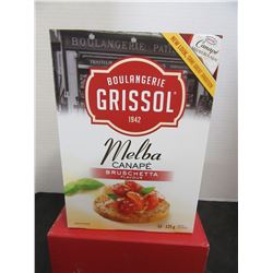 GRISSOL MELBA CANAPE (BRUSCHETTA) (125 G) - PER BOX