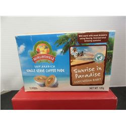 MARGARITAVILLE SUNRISE IN PARADISE (LIGHT/MEDIUM ROAST) COFFEE PODS (12 PODS) - PER BOX