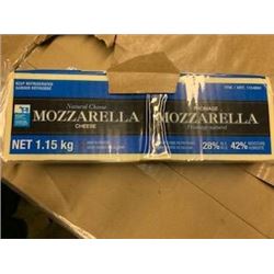 REFRIGERATED:  MOZZARELLA CHEESE (1.15 KG) - PER BLOCK