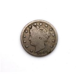 1888 LIBERTY NICKEL Semi Key G+
