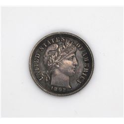 1892 BARBER DIME LOVE TOKEN HIGH GRADE