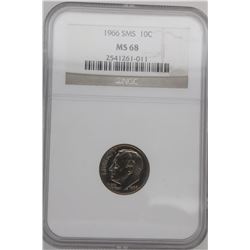 1966 SMS ROOSEVELT DIME MS68