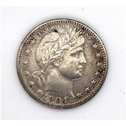 1904 BARBER QUARTER Choice AU