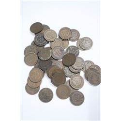 100 Mixed Date Indian Head Cents