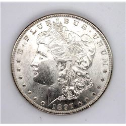 1897 Morgan Silver Dollar Choice Uncirculated