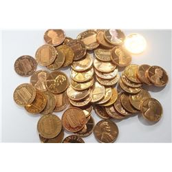 Roll of 50 Count Proof Lincoln cents
