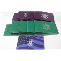 10 US Proof Sets 1990-1999