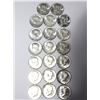 Image 1 : Roll of 20 Uncirculated 1964 Silver Kennedy Halves