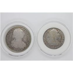 1773 & 1783 Mexico 2&4 Reales