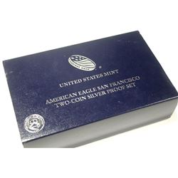 2012 S Two Piece Proof Silver Eagle Set