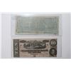Image 2 : Two 1863 $10.00 Confederate Notes