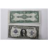 Image 2 : Two 1923 Silver Certificates XF+