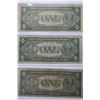 Image 2 : Three 1935 A Hawaii $1 Silver Certificates VG-F