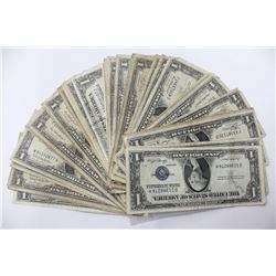 50 1935-57 Silver Certificates