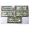 Image 2 : Lot of Five 1923 Silver Certificates AV Circ.