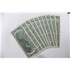 Image 2 : Lot of 10 UNC Two Dollar Bills Some Consecutive
