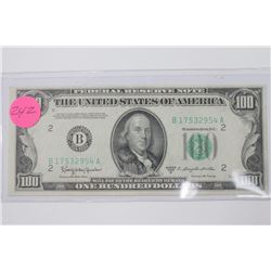 1950D $100 FRN BA Block Gem Unc.