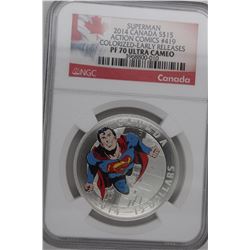 2014 Canada $15 Supeman 1oz Silver