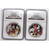 Image 1 : 2014 Niue $2 Disney Mickey & Minnie Mouse PF70