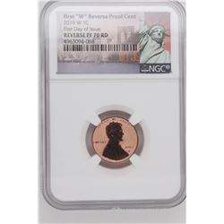2019 W 1C First Day Issue Reverse PF70RD