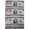 Image 3 : 5 Consecutive FDI Bicentennial $2 Star Notes Unc