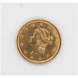 1853 Liberty Head $1