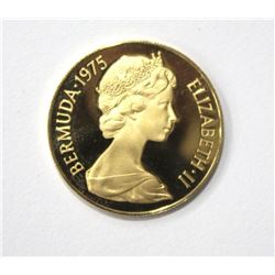 1975 GOLD $100 BERMUDA COIN