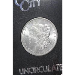 1882 CC Morgan Silver Dollar GSA Box/COA CH Unc.