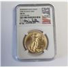 Image 1 : 2006 W BURNISHED GOLD $50 EAGLE MS70