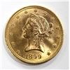 Image 1 : 1899 $10 Gold Liberty Gem UNC