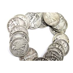 $20.00 Face Value Silver Walking Liberty Halves