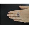 Image 5 : 4.33 CTW Tourmaline 18K White Gold Diamond Ring