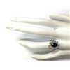 Image 4 : 2.83 CTW Natural Blue Sapphire Diamond Ring 14K Solid White Gold