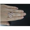 Image 5 : 5.69 CTW Morganite 14K Rose Gold Diamond Ring