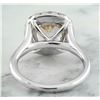 Image 3 : 3.70 CTW Morganite 18K White Gold Diamond Ring