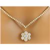 Image 1 : 7.15 CTW Diamond 14K Yellow Gold Necklace