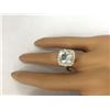 Image 5 : 3.90 CTW Natural Aquamarine 18K Solid Yellow Gold Diamond Ring