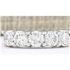 Image 1 : 2.56 CTW Natural Diamond Ring 14k Solid White Gold